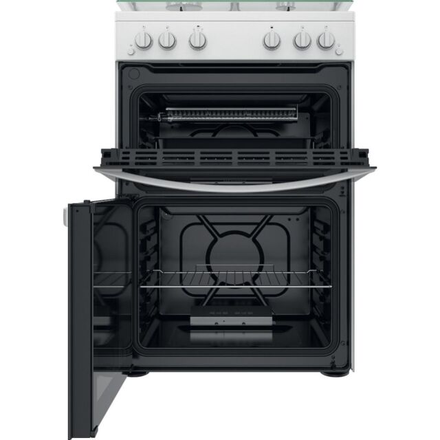 Indesit ID67G0MCW/UK Double Cooker - White