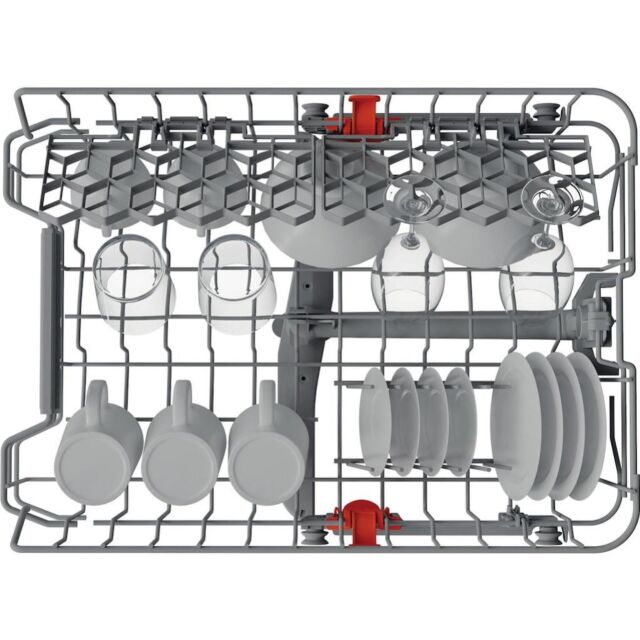 Hotpoint HI9C 3M19 C S UK Slimline Integrated Dishwasher - Silver