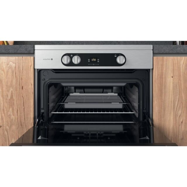 Hotpoint HDM67I9H2CX/UK Double Cooker - Inox