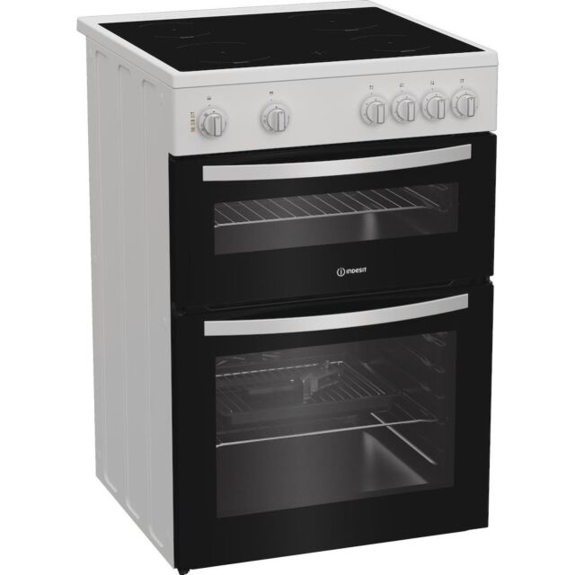 Indesit IDE6VMW Freestanding 60cm Electric Cooker - White