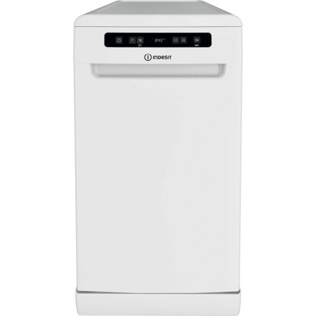 Indesit IN2FD10CS70WUK Freestanding 45cm Slimline Dishwasher with 10 Place Settings - White