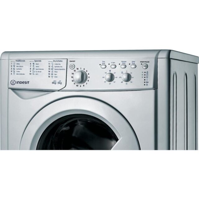 Indesit IWDC 65125 S UK N Ecotime Washer Dryer - Silver