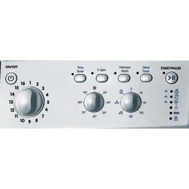 Indesit IWDC 65125 S UK N Ecotime Washer Dryer - Silver