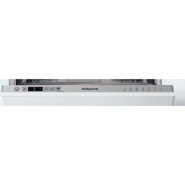 Hotpoint integrated dishwasher: slim, silver