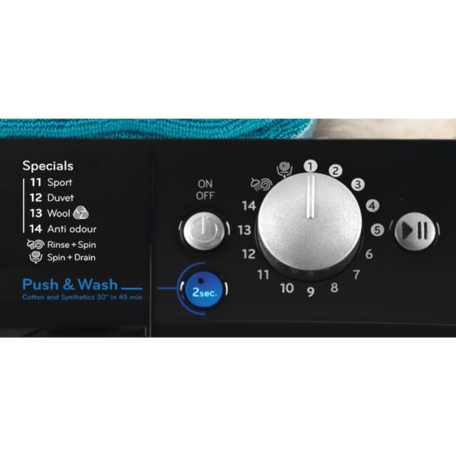 Indesit Freestanding front loading washing machine: 9kg