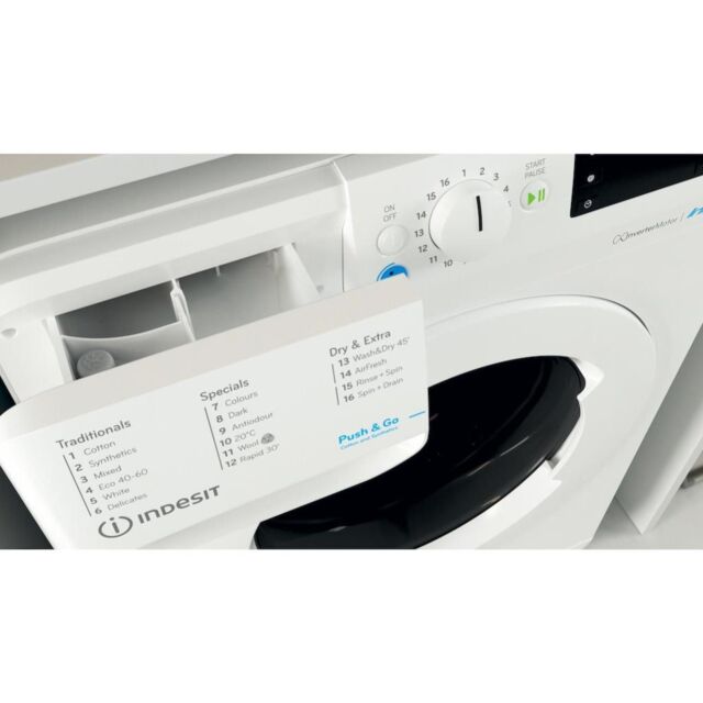 Indesit BDE107625XWUKN Washer Dryer - White
