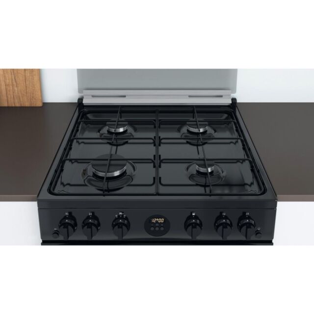 Indesit ID67G0MCB/UK Double Cooker - Black