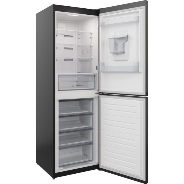 Indesit INFC850TI1KAQUA1 Freestanding Fridge Freezer - Black