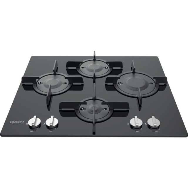 Hotpoint FTGHG 641 D/H BK Gas Hob - Black