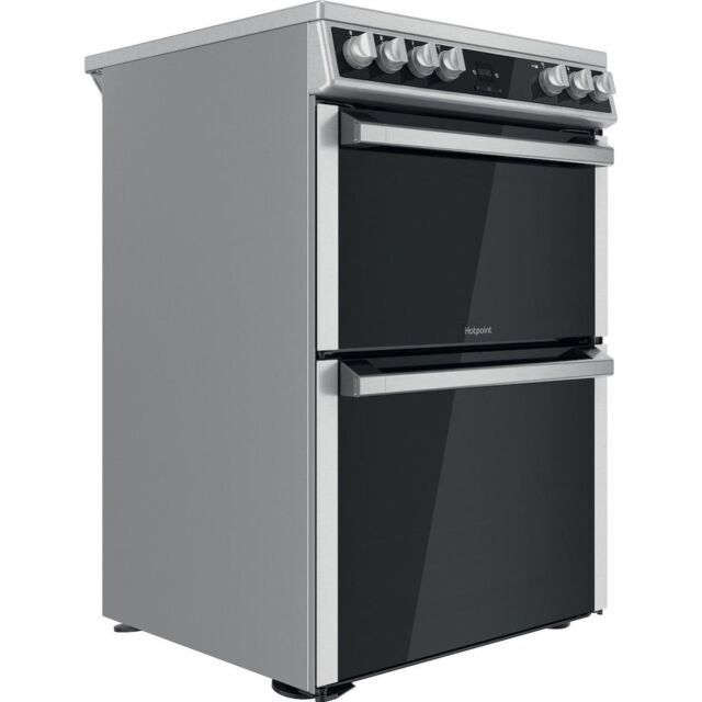 Hotpoint HDT67V9H2CX/UK Double 60cm Electric Cooker - Inox