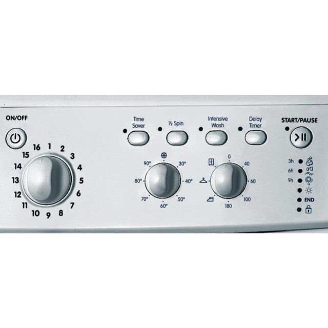 Indesit IWDC 65125 S UK N Ecotime Washer Dryer - Silver