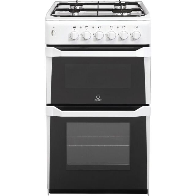 Indesit Gas freestanding double cooker: 50cm