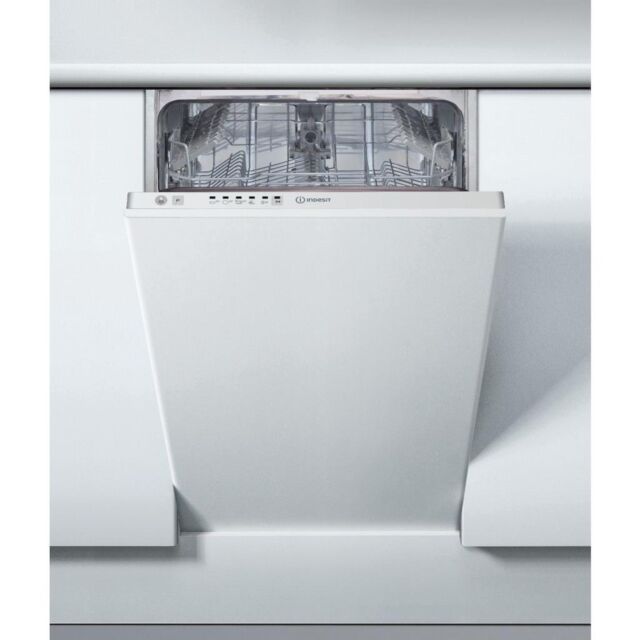 Indesit Integrated dishwasher: slim, white colour