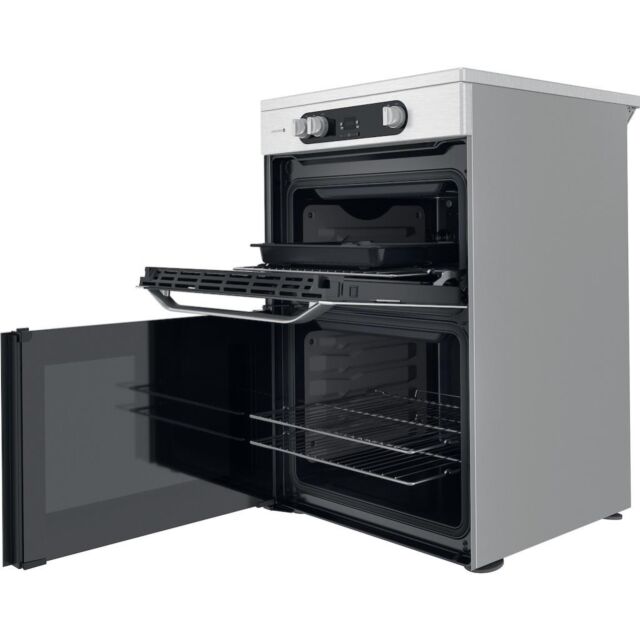 Hotpoint HDM67I9H2CX/UK Double Cooker - Inox