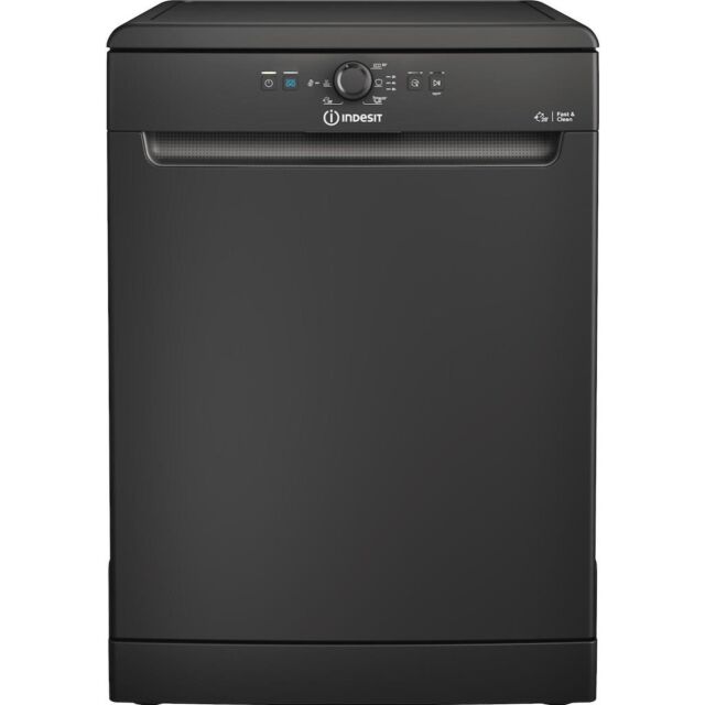 Indesit Dishwasher: full size, black colour - D2F HK26 B UK
