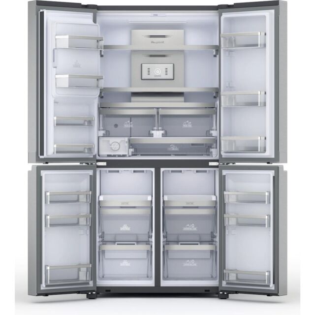 Hotpoint HQ9I MO1L UK Active 4 Door Fridge Freezer - Stainless Steel