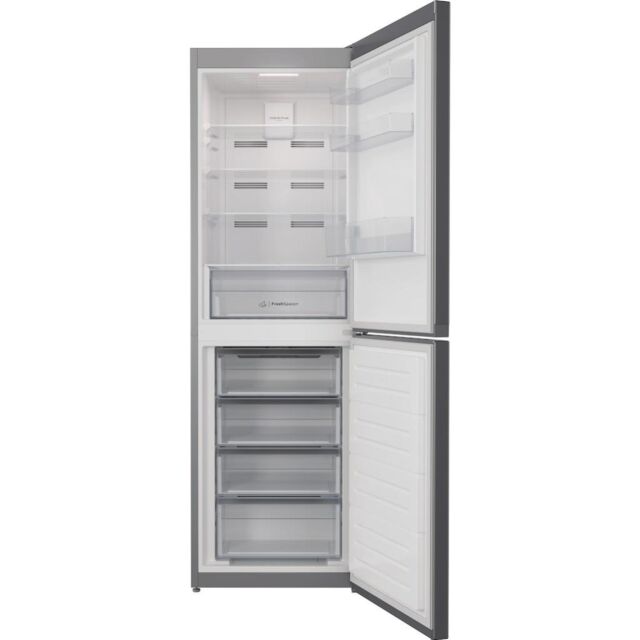 Indesit INFC850TI1S1 Freestanding Fridge Freezer - Silver