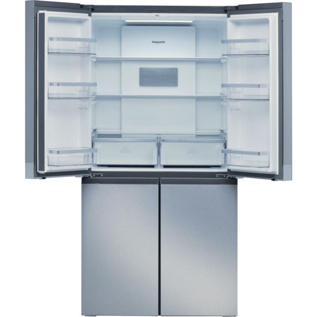 Hotpoint HQ9 B1L 1 Four Door Fridge Freezer - Stainless Steel