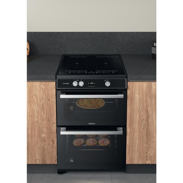 Hotpoint HDT67I9HM2C/UK Double Cooker - Black