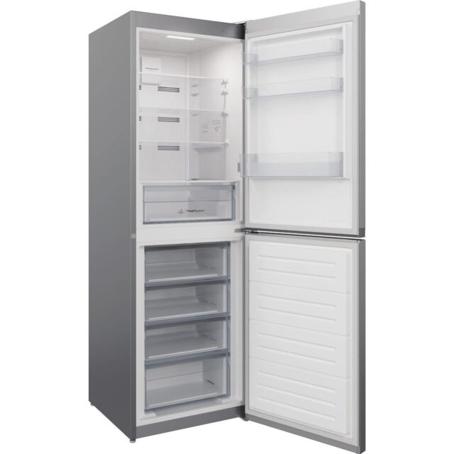 Indesit INFC850TI1S1 Freestanding Fridge Freezer - Silver