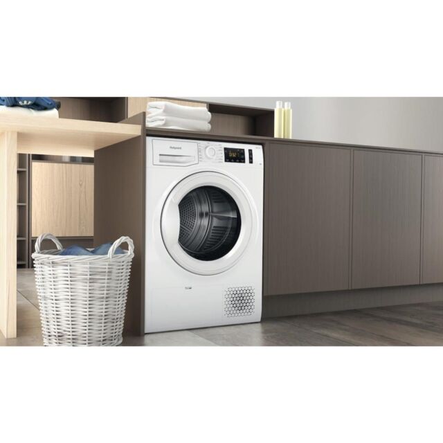 Hotpoint Crease Care Heat Pump Tumble Dryer - White - 8kg - A++ Rated - NT M11 82 UK