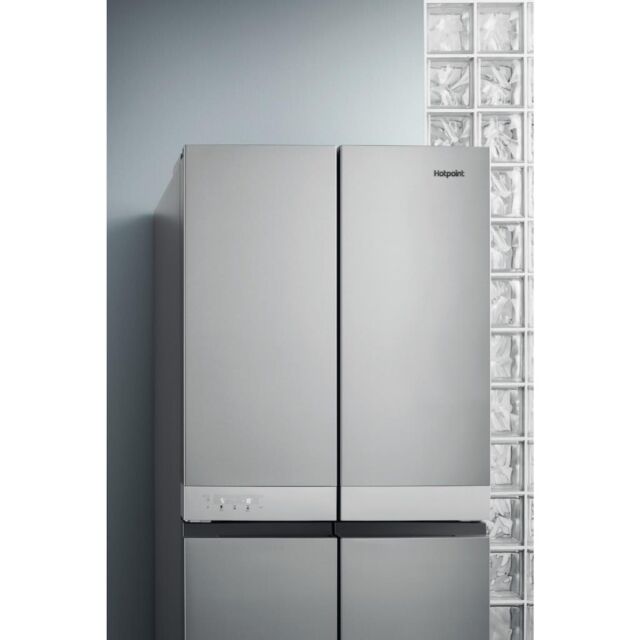 Hotpoint HQ9 B1L 1 Four Door Fridge Freezer - Stainless Steel