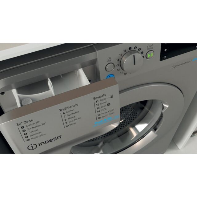 Indesit BWE 91484X S UK N Washing Machine - Silver