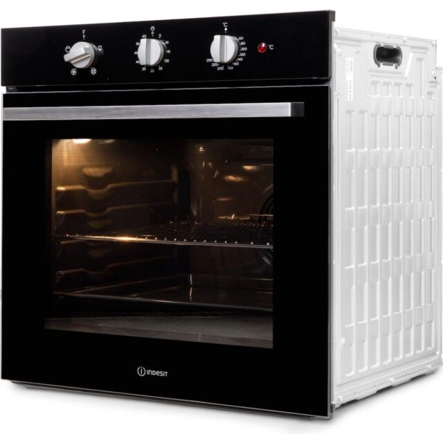 Indesit IFW 6330 BL UK Electric Single Built-In Oven - Black