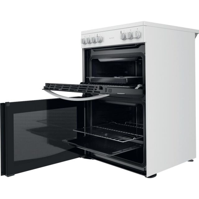 Indesit ID67V9KMW/UK Double Cooker - White