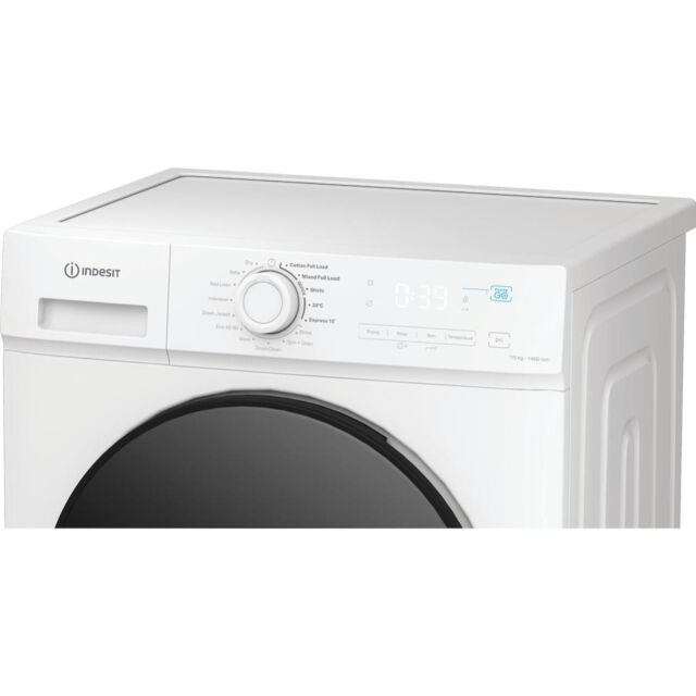Indesit MyTime IDMA 75624 MY TIME UK Washer Dryer with Steam - White - A/D Energy Rating