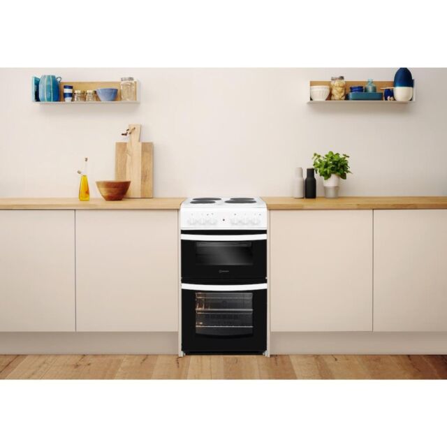 Indesit ID5E92KMW/UK Cooker - White