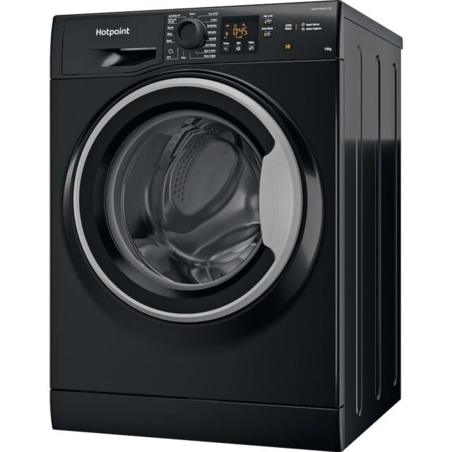 Hotpoint NSWM 1046 BS UK Anti-Stain 10kg 1400rpm Washing Machine - Black