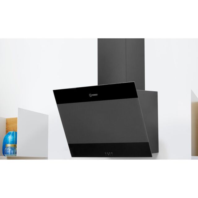 Indesit IHVP 6.6 LM K Cooker Hood in Black