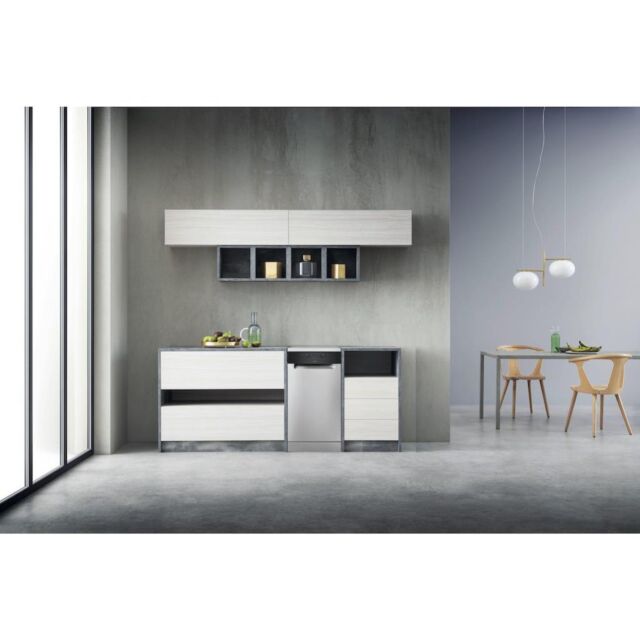 Whirlpool Dishwasher: in Stainless Steel, Slimline - WSFE 2B19 X UK