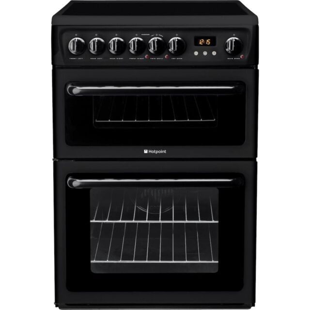 Hotpoint electric freestanding double cooker: 60cm