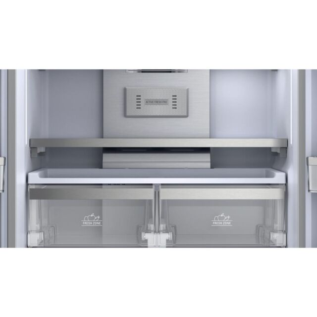 Hotpoint HQ9 M2L UK Active 4 Door Fridge Freezer - Stainless Steel