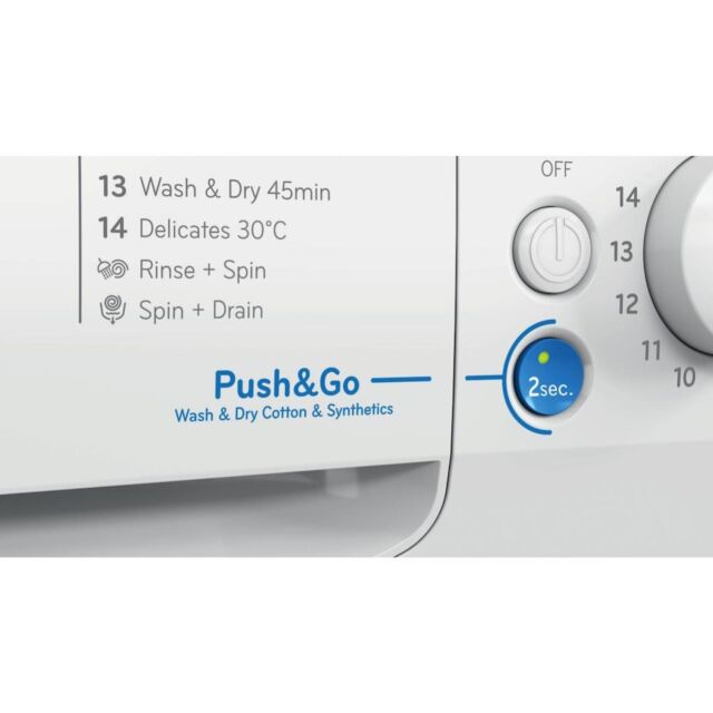 Indesit BDE 107436 WV UK Freestanding 10+7kg Washer Dryer - White