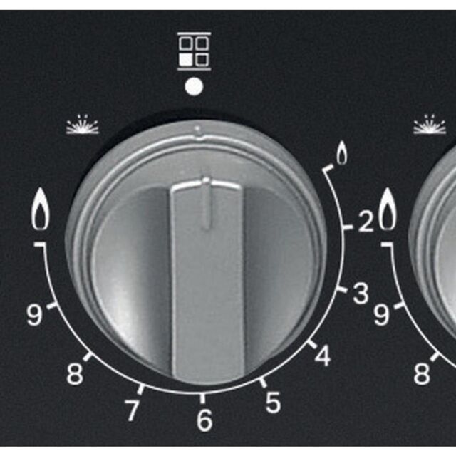 Hotpoint HD5G00CCBK/UK Gas Freestanding 50cm Double Cooker - Black