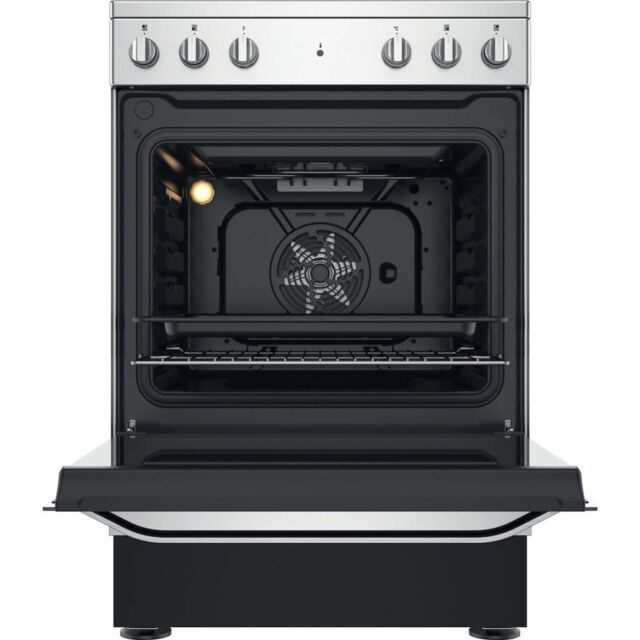 Hotpoint HS67V5KHX Freestanding Electric Cooker - Inox