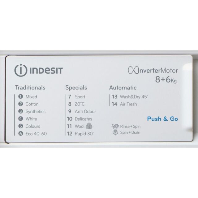 Indesit BI WDIL 861485 UK Built-In Washer Dryer