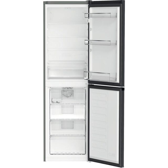 Hotpoint HPKH1261XBR4UK Freestanding No Frost 50/50 Fridge Freezer - Dark Grey
