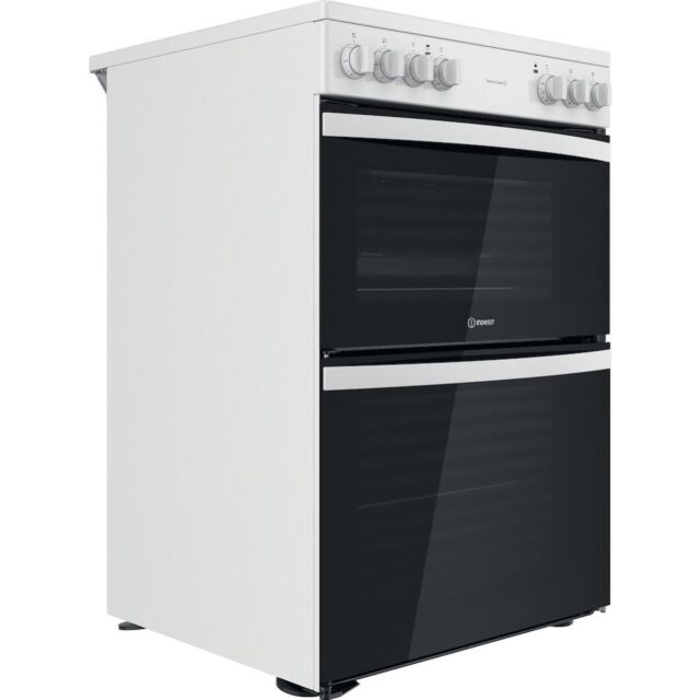 Indesit ID67V9KMW/UK Double Cooker - White
