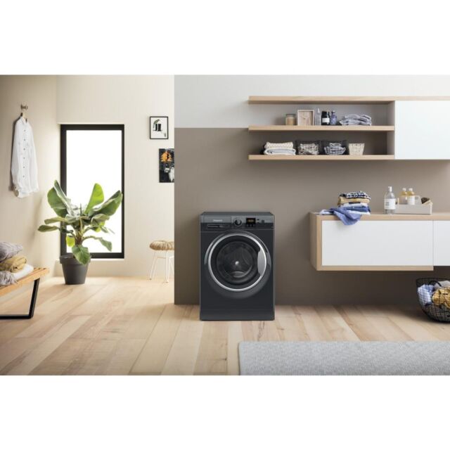 Hotpoint NSWF 944C BS UK N Washing Machine - Black