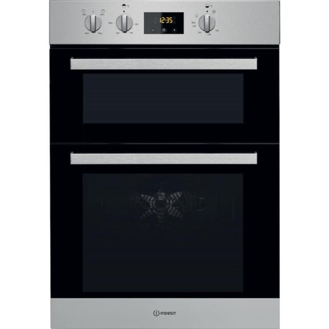 Indesit Aria IDD 6340 IX Electric Double Built-In Oven in Stainless Steel