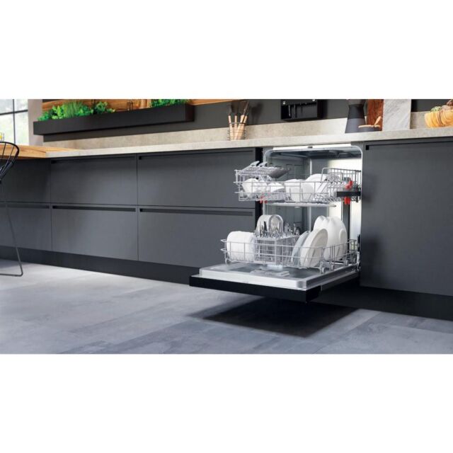 Hotpoint H3B L626 B UK Semi-Integrated 14 Place Settings Dishwasher - Black