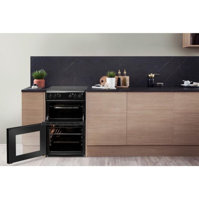 Hotpoint HD5V92KCB/UK Cooker - Black