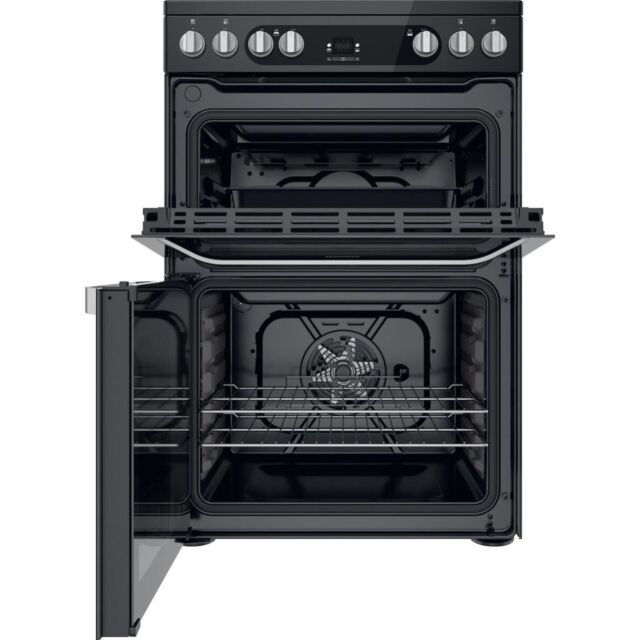 Hotpoint HDM67V9HCB/U Electric Double Cooker - Black