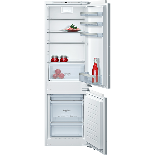 Neff KI7862FF0G, Built-in fridge-freezer with freezer at bottom