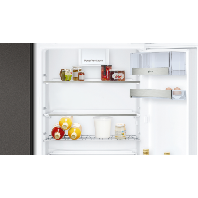 Neff KI7853DE0G, Built-in fridge-freezer with freezer at bottom