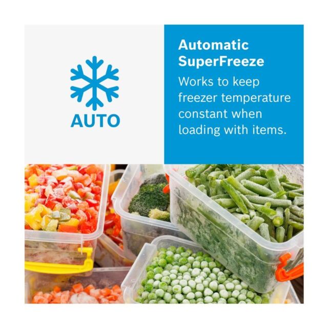 Bosch KGN39VWEAG, Free-standing fridge-freezer with freezer at bottom